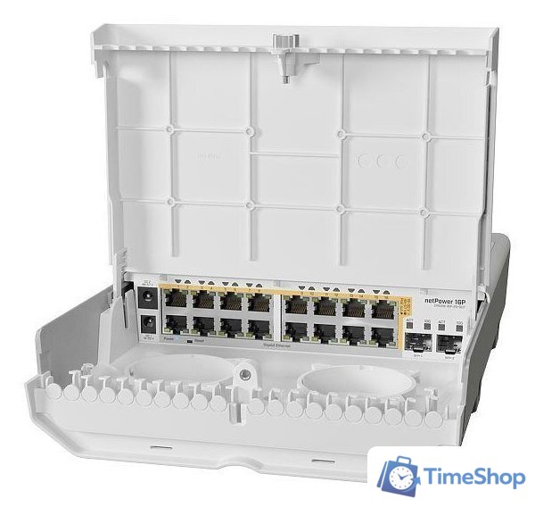 Управляемый коммутатор 3-го уровня Mikrotik netPower 16P CRS318-16P-2S+OUT - Изображение №2 — Интернет-магазин Time-Shop