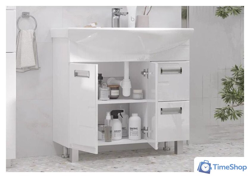  Volna Тумба под умывальник Joli 80.2D.2Y - Изображение №4 — Интернет-магазин Time-Shop