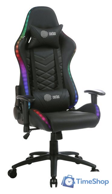Игровое (геймерское) кресло CACTUS CS-CHR-0099BL (черный) - Изображение №1 — Интернет-магазин Time-Shop