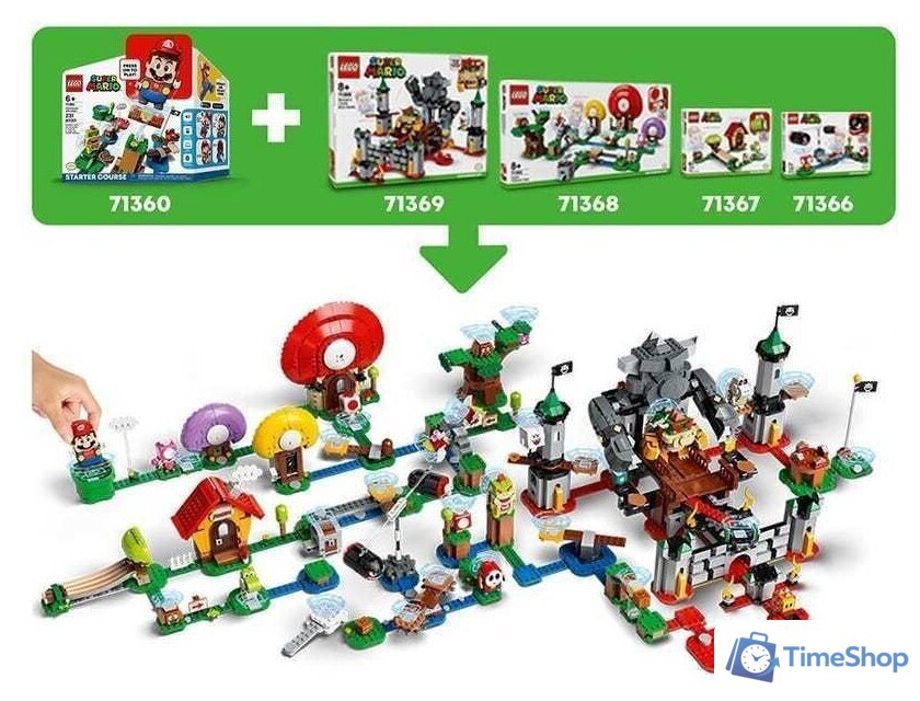 Конструктор LEGO Super Mario 71377 Король Бу и двор с призраками. Доп. набор - Изображение №6 — Интернет-магазин Time-Shop