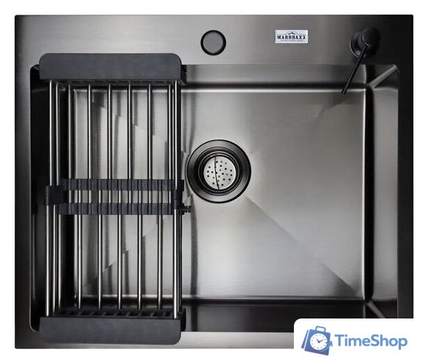 Кухонная мойка MARRBAXX B6050-R (черный/графит) - Изображение №2 — Интернет-магазин Time-Shop