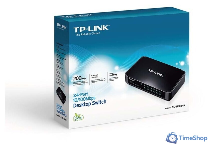 Неуправляемый коммутатор TP-Link TL-SF1024M - Изображение №3 — Интернет-магазин Time-Shop