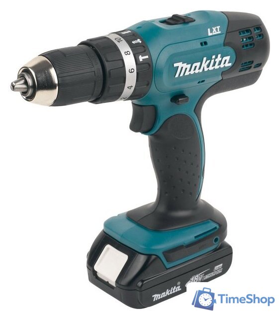 Ударная дрель-шуруповерт Makita DHP453SYE (с 2-мя АКБ, кейс) - Изображение №2 — Интернет-магазин Time-Shop