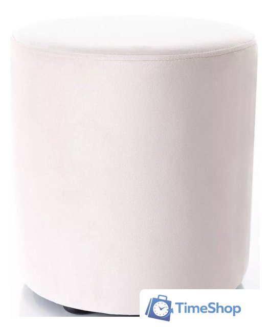 Пуфик Signal Doti C (Velvet Bluvel 30 светло-бежевый) - Изображение №1 — Интернет-магазин Time-Shop