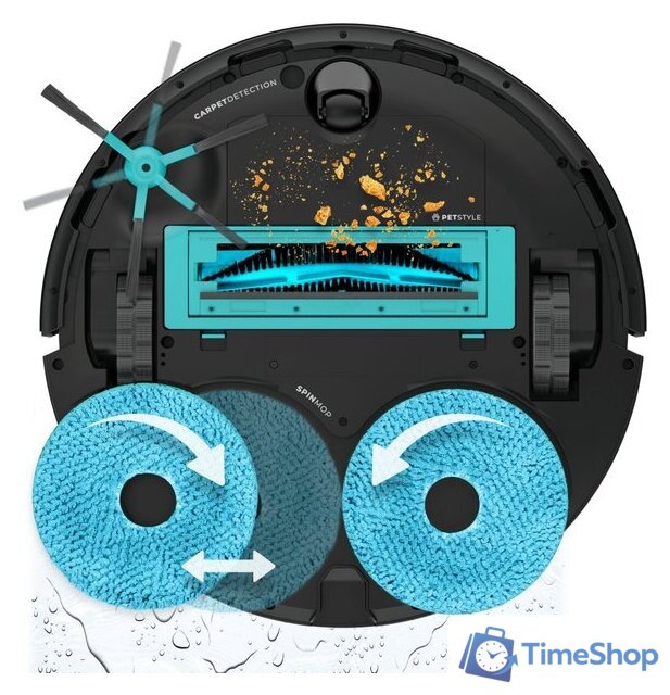 Робот-пылесос Cecotec Conga 20090 ProAI InfinitySoap Cut&Spa - Изображение №6 — Интернет-магазин Time-Shop