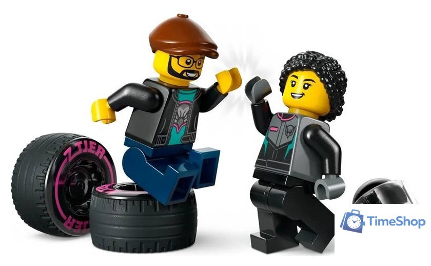 Конструктор LEGO City 60406 Гоночный автомобиль и грузовик-автовоз - Изображение №8 — Интернет-магазин Time-Shop