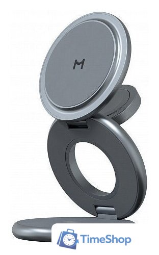 Беспроводное зарядное Magssory Signature Disc Pro для Apple 3 в 1 WCH073 (темно-серый) - Изображение №2 — Интернет-магазин Time-Shop