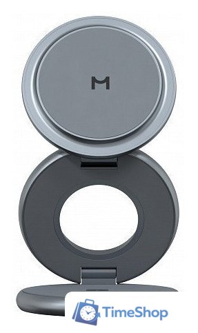 Беспроводное зарядное Magssory Signature Disc Pro для Apple 3 в 1 WCH073 (темно-серый) - Изображение №1 — Интернет-магазин Time-Shop