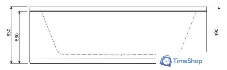 Ванна Cezares Plane 180x80 - Изображение №5 — Интернет-магазин Time-Shop