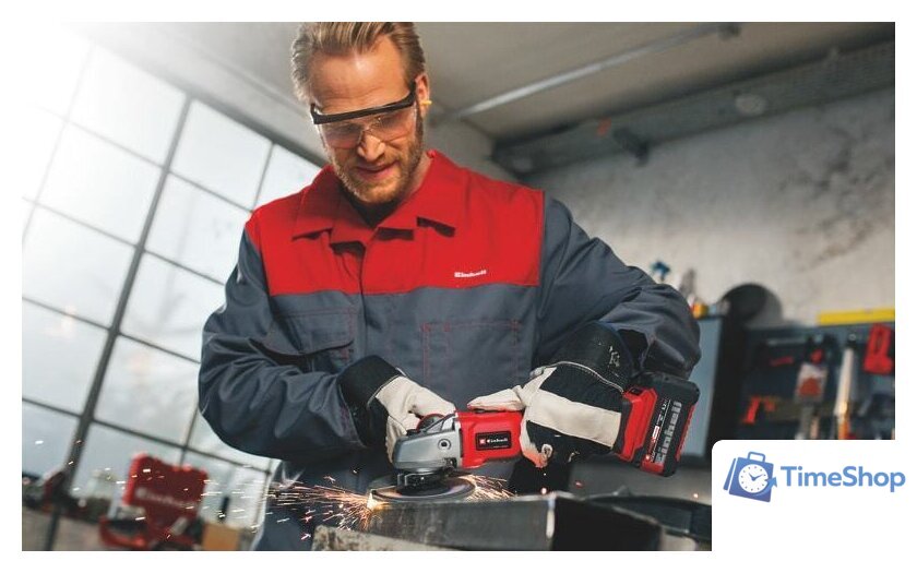 Угловая шлифмашина Einhell TE-AG 18/150 Li BL-Solo (без АКБ) - Изображение №4 — Интернет-магазин Time-Shop