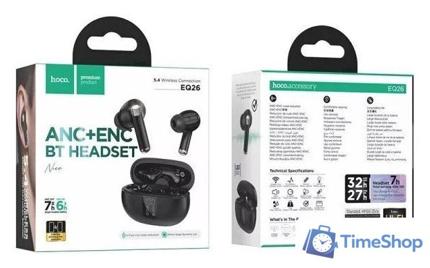 Наушники Hoco EQ26 (черный) - Изображение №3 — Интернет-магазин Time-Shop