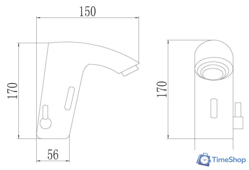Смеситель Savol S-GY8865 - Изображение №2 — Интернет-магазин Time-Shop