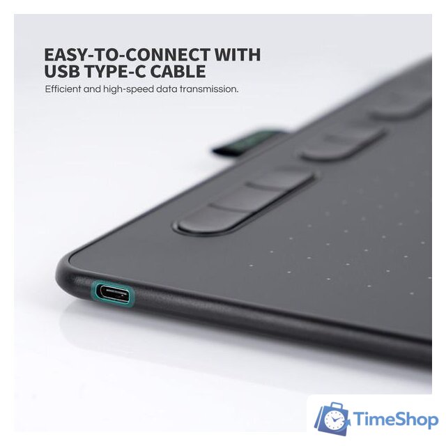 Графический планшет Parblo Ninos M (черный) - Изображение №6 — Интернет-магазин Time-Shop