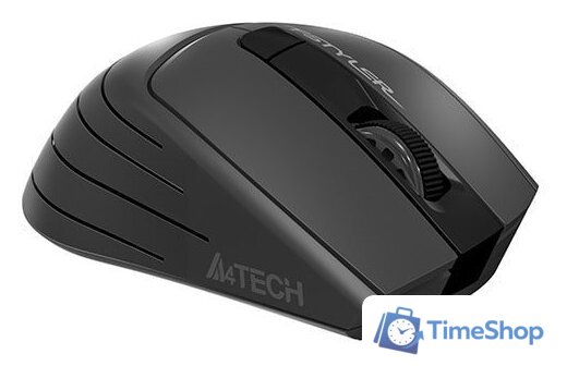 Мышь A4Tech Fstyler FG30S (серый) - Изображение №4 — Интернет-магазин Time-Shop