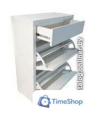 Тумба для обуви Анрат Элана 2.70ш белый/белый - Изображение №2 — Интернет-магазин Time-Shop