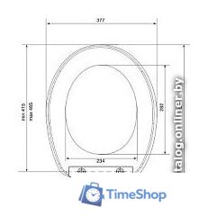 Сиденье для унитаза Bisk Smart 03924 (белый) - Изображение №2 — Интернет-магазин Time-Shop