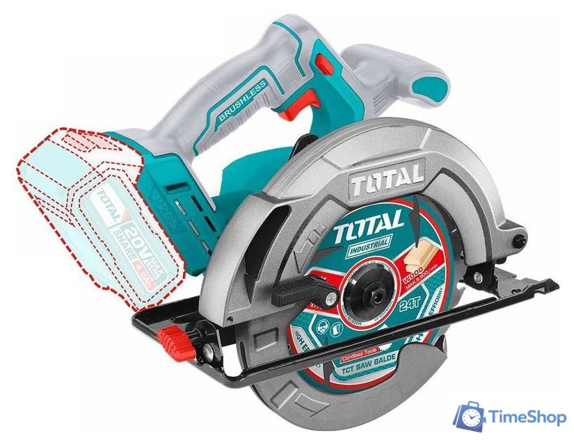 Дисковая (циркулярная) пила Total TSLI1851 (без АКБ) - Изображение №1 — Интернет-магазин Time-Shop