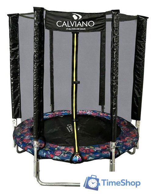 Батут Calviano Smile 140 см - 4.5ft light складной - Изображение №1 — Интернет-магазин Time-Shop