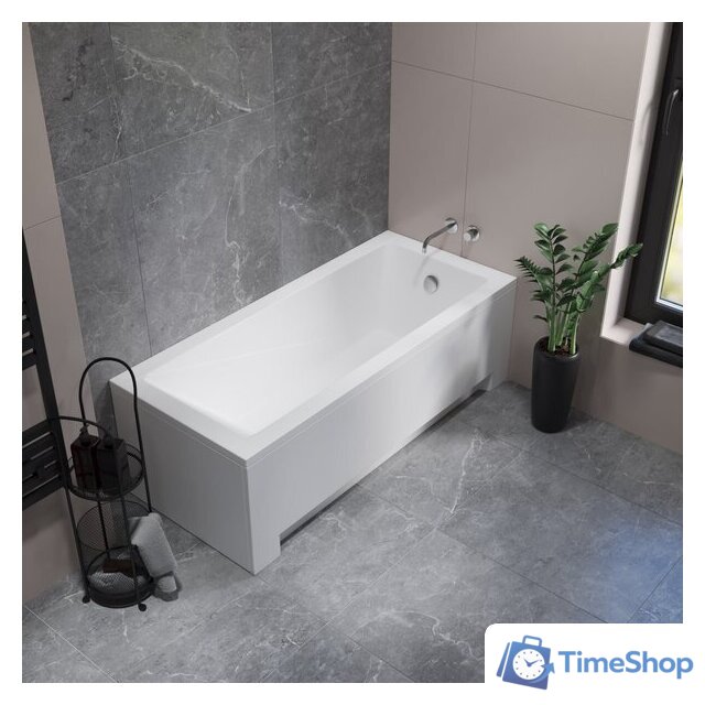 Ванна Lauter Estelle 140 21206040 (с каркасом и сифоном 21Y11022 белый) - Изображение №13 — Интернет-магазин Time-Shop