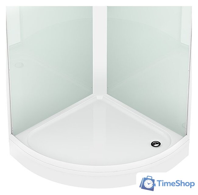 Душевая кабина Domani-Spa Simple 99 Eco DS01EcSm99LWCl00-V1.2 (белый/прозрачное стекло) - Изображение №2 — Интернет-магазин Time-Shop