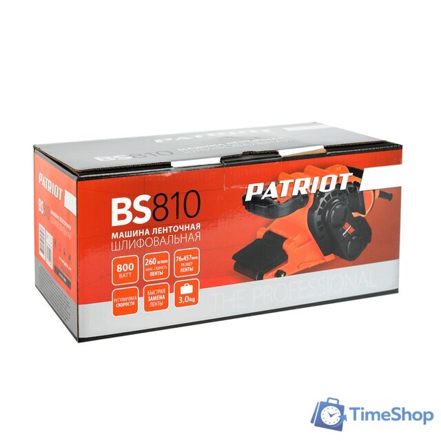 Ленточная шлифмашина Patriot BS 810 [110301500] - Изображение №10 — Интернет-магазин Time-Shop