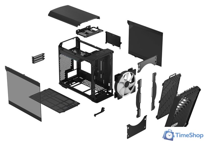 Корпус Fractal Design Torrent Nano Black RGB TG Light Tint FD-C-TOR1N-02 - Изображение №18 — Интернет-магазин Time-Shop