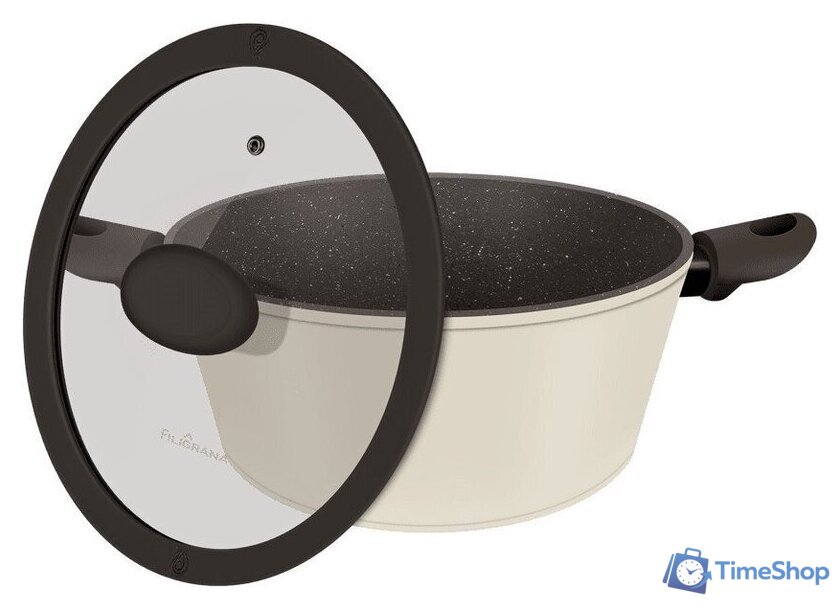 Кастрюля MAUNFELD Filigrana Edda FG20EDD01CS - Изображение №3 — Интернет-магазин Time-Shop