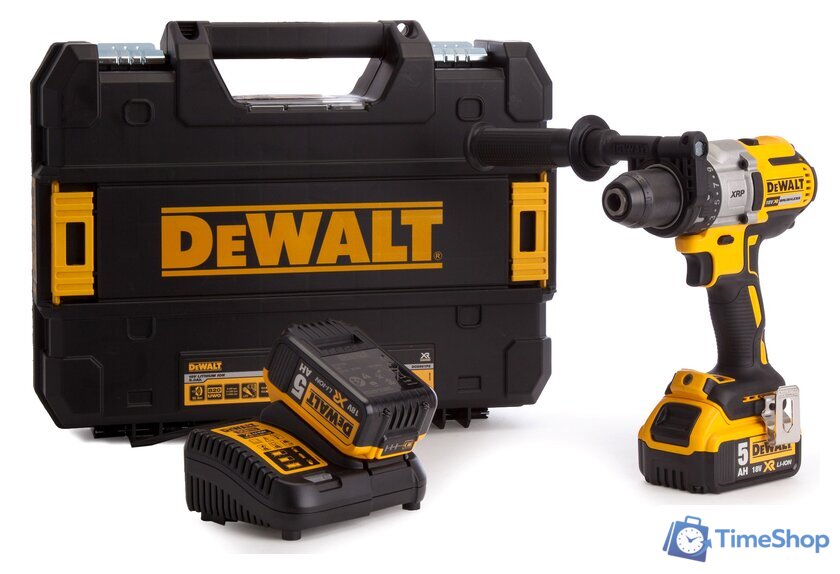 Дрель-шуруповерт DeWalt DCD991P2 (с 2-мя АКБ) - Изображение №5 — Интернет-магазин Time-Shop