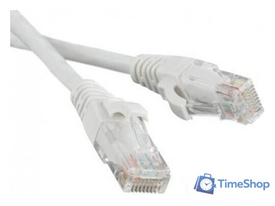 Кабель Lanmaster TWT-45-45-2.0-WH RJ45 - RJ45 (2 м, белый) - Изображение №1 — Интернет-магазин Time-Shop
