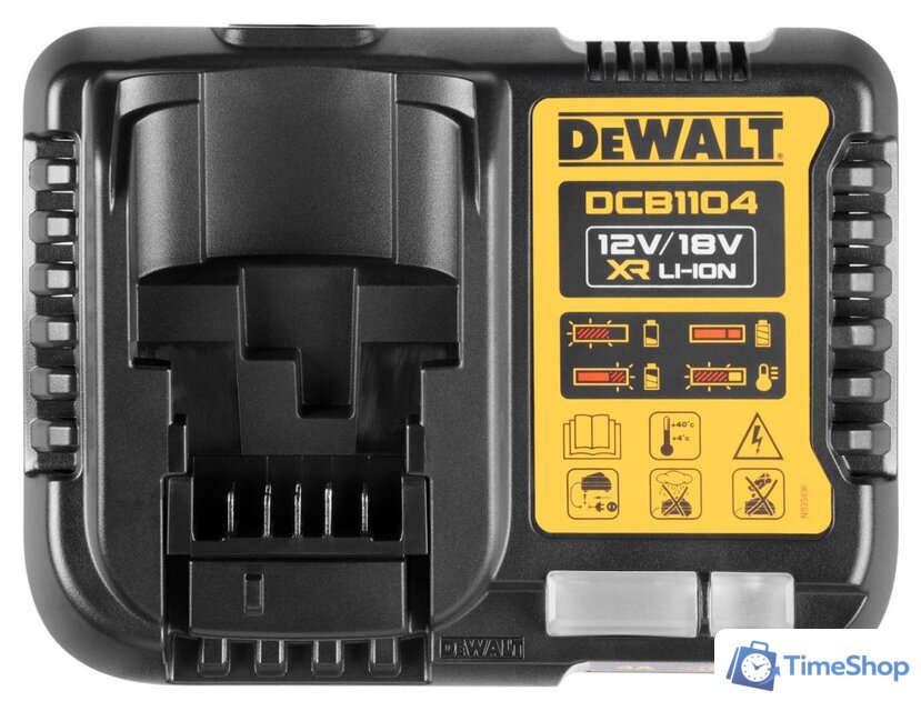 Зарядное устройство DeWalt DCB1104-QW (12В-18В) - Изображение №1 — Интернет-магазин Time-Shop