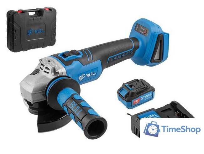 Угловая шлифмашина Bull CSG 1812 R 1333373 (с 1-им АКБ, кейс) - Изображение №1 — Интернет-магазин Time-Shop