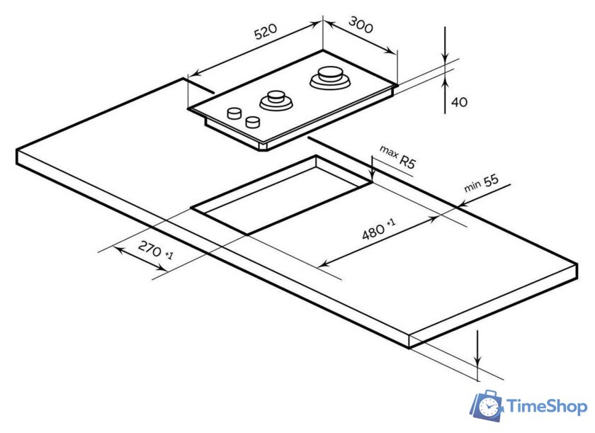 Варочная панель LEX GVG 324 WH - Изображение №3 — Интернет-магазин Time-Shop