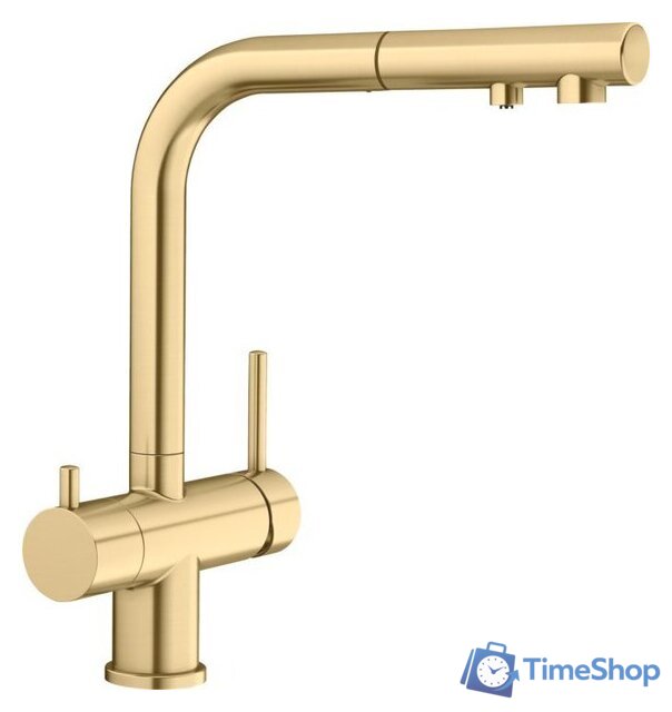Смеситель Blanco Fontas-S II 526694 (satin gold) - Изображение №1 — Интернет-магазин Time-Shop