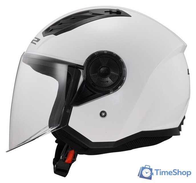 Мотошлем LS2 OF616 Airflow 2 Solid (M, белый глянцевый) - Изображение №9 — Интернет-магазин Time-Shop