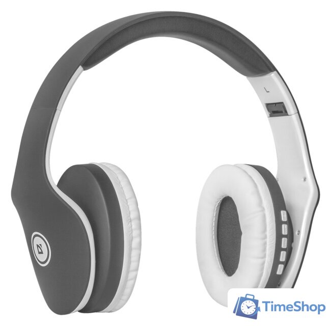 Наушники Defender FreeMotion B525 (серый/белый) - Изображение №1 — Интернет-магазин Time-Shop