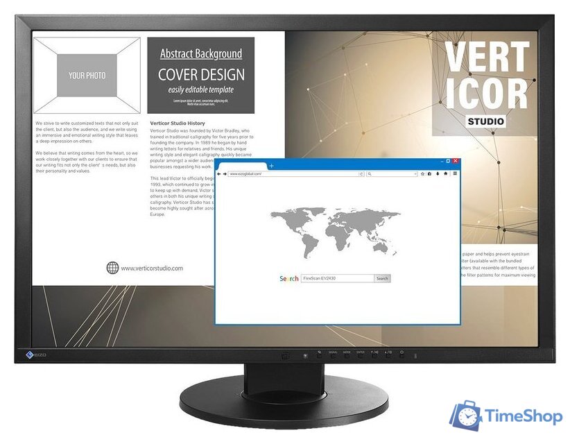 Монитор EIZO FlexScan EV2430-BK - Изображение №1 — Интернет-магазин Time-Shop