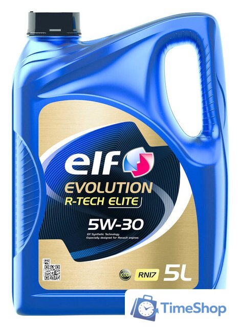 Моторное масло Elf Evolution R-Tech Elite C2 C3 RN17 5W-30 5л - Изображение №1 — Интернет-магазин Time-Shop