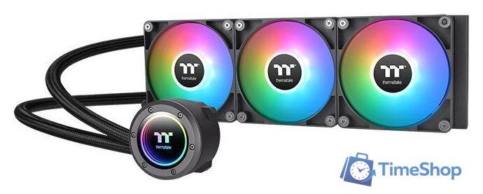 Система жидкостного охлаждения для процессора Thermaltake TH420 V2 ARGB CL-W376-PL14SW-A - Изображение №1 — Интернет-магазин Time-Shop