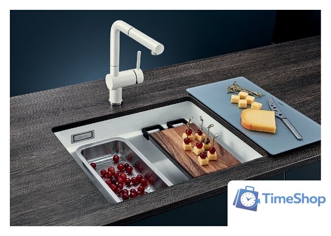 Кухонная мойка Blanco Etagon 500-U (глянцевый белый) 525149 - Изображение №6 — Интернет-магазин Time-Shop