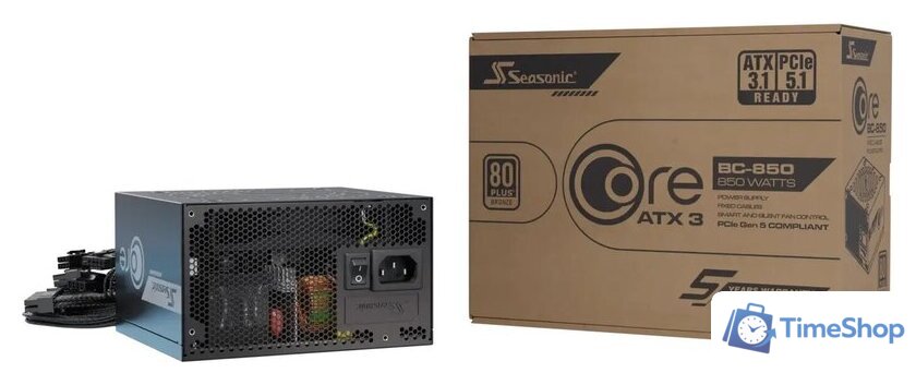 Блок питания Seasonic Core V2 BC-850 ATX 3.1 2025 SRP-CBC851-A5A51JF - Изображение №11 — Интернет-магазин Time-Shop