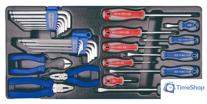 Набор ключей King Tony 9-90129CR (29 предметов) - Изображение №1 — Интернет-магазин Time-Shop