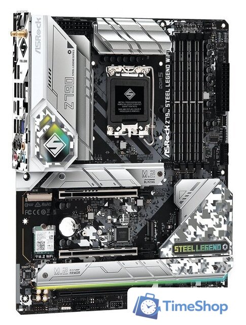 Материнская плата ASRock Z790 Steel Legend WiFi - Изображение №4 — Интернет-магазин Time-Shop