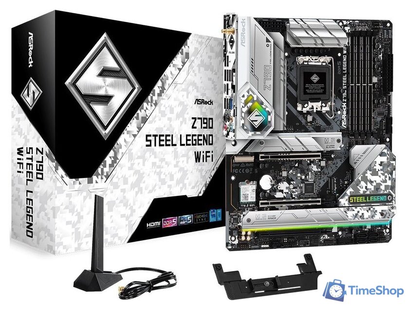 Материнская плата ASRock Z790 Steel Legend WiFi - Изображение №1 — Интернет-магазин Time-Shop