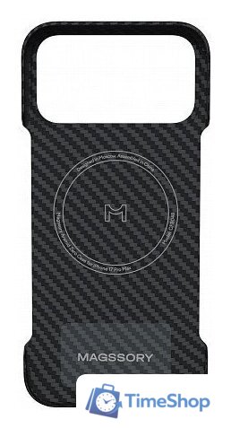 Чехол для телефона Magssory Aramid Zero Case для iPhone 17 Pro Max Black CFB048 - Изображение №3 — Интернет-магазин Time-Shop