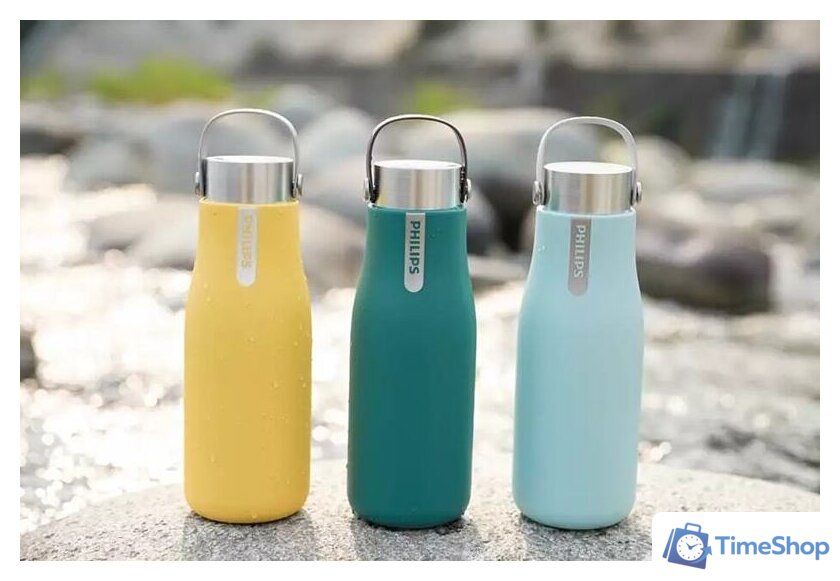 Бутылка для воды Philips GoZero AWP2787YL/10 - Изображение №3 — Интернет-магазин Time-Shop