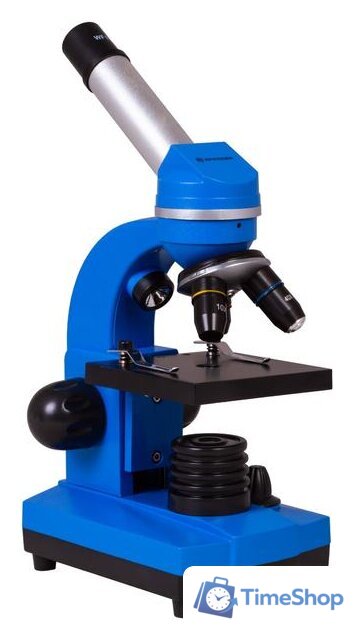 Детский микроскоп Bresser Junior Biolux SEL 40–1600x 74322 (синий) - Изображение №2 — Интернет-магазин Time-Shop