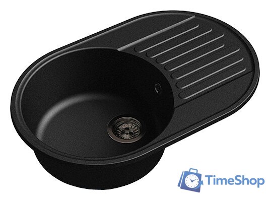 Кухонная мойка GranFest QUARZ Z-18 (черный) - Изображение №1 — Интернет-магазин Time-Shop