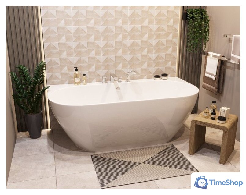 Ванна Эстет Майами пристеночная 170x85.5 ФР-00010630 - Изображение №4 — Интернет-магазин Time-Shop