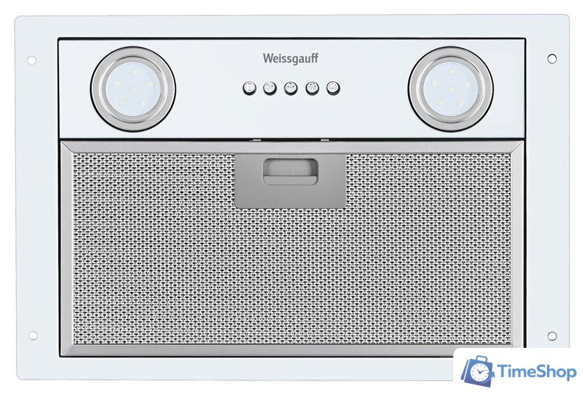 Кухонная вытяжка Weissgauff Dubhe 450 White - Изображение №1 — Интернет-магазин Time-Shop