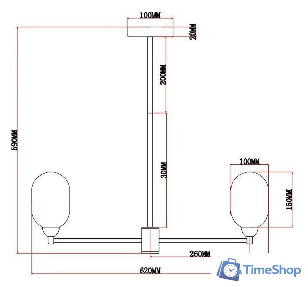 Подвесная люстра Moderli Gracy V10846-4P - Изображение №3 — Интернет-магазин Time-Shop